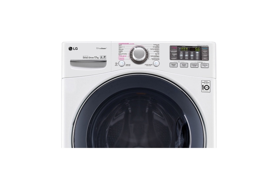 LG Lave-linge grande capacité de  17KG | Economique, silencieux et durable grâçe au moteur direct drive | True Steam™ |10 ans de garantie sur le moteur DD, FH17KG, thumbnail 2