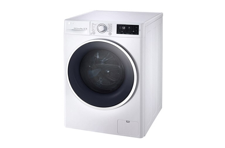 LG Lavage 9kg, lavage en 59 minutes avec TurboWash, le meilleur soin pour votre lavage avec 6 motion, économique, silencieux et durable grâce au moteur Direct Drive, grande porte, FH4U2QDN1, thumbnail 2