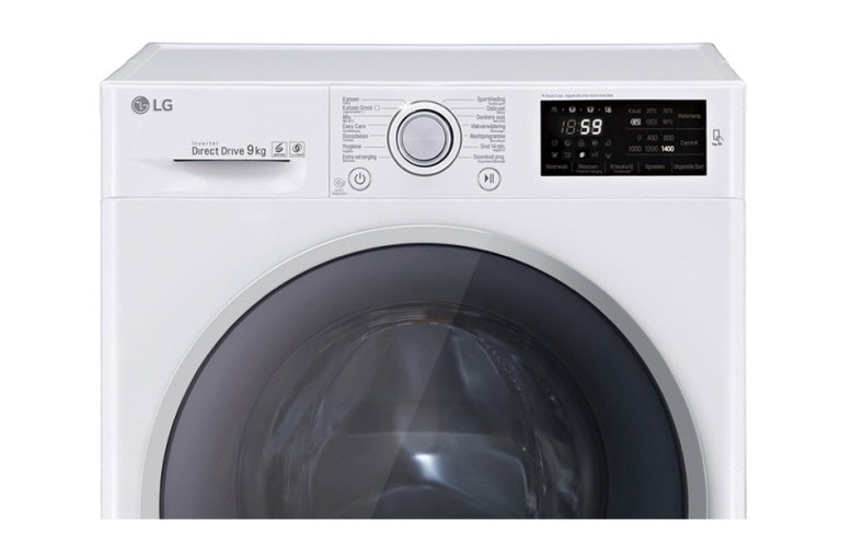 LG Lavage 9kg, lavage en 59 minutes avec TurboWash, le meilleur soin pour votre lavage avec 6 motion, économique, silencieux et durable grâce au moteur Direct Drive, grande porte, FH4U2QDN1, thumbnail 4