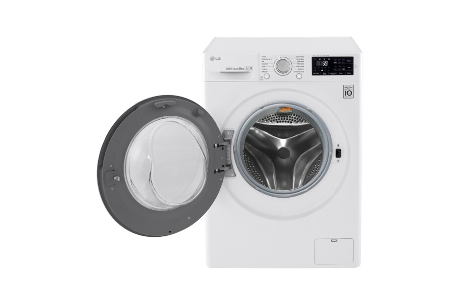 LG Lavage 9kg, lavage en 59 minutes avec TurboWash, le meilleur soin pour votre lavage avec 6 motion, économique, silencieux et durable grâce au moteur Direct Drive, grande porte, FH4U2QDN1, thumbnail 7