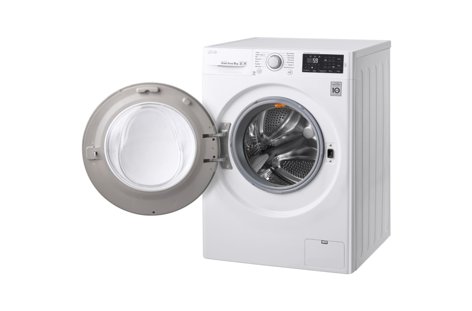 LG Lavage 9kg, lavage en 59 minutes avec TurboWash, le meilleur soin pour votre lavage avec 6 motion, économique, silencieux et durable grâce au moteur Direct Drive, grande porte, FH4U2QDN1, thumbnail 8