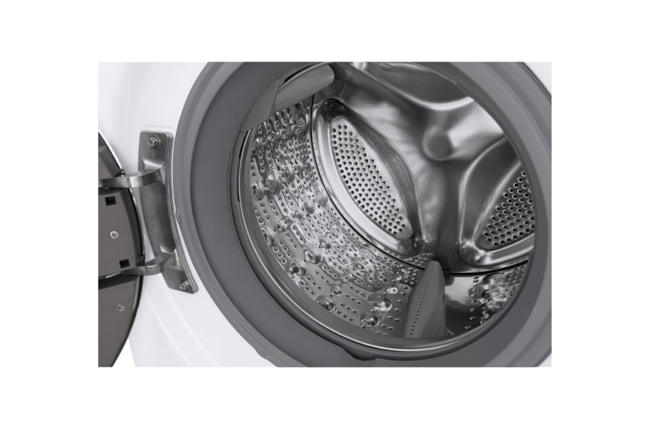 LG Lavage 9kg, lavage en 59 minutes avec TurboWash, le meilleur soin pour votre lavage avec 6 motion, économique, silencieux et durable grâce au moteur Direct Drive, grande porte, FH4U2QDN1, thumbnail 9