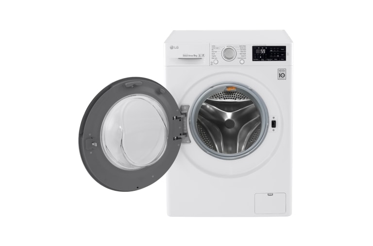 LG Lavage 9kg, lavage en 59 minutes avec TurboWash, le meilleur soin pour votre lavage avec 6 motion, économique, silencieux et durable grâce au moteur Direct Drive, grande porte, FH4U2QDN1, thumbnail 7