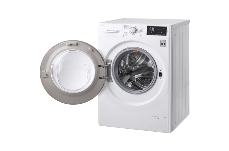 LG Lavage 9kg, lavage en 59 minutes avec TurboWash, le meilleur soin pour votre lavage avec 6 motion, économique, silencieux et durable grâce au moteur Direct Drive, grande porte, FH4U2QDN1, thumbnail 8