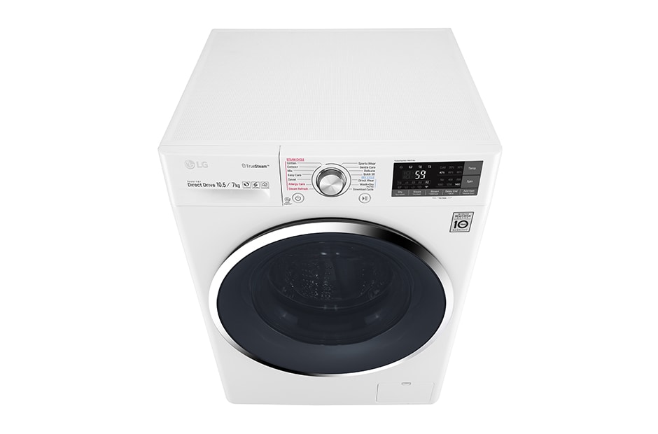 LG Twinwash™/Faites deux lessives simultanément/Fonctionnalité vapeur/9k+2kg lavage, FH4J7VY1WD, thumbnail 6