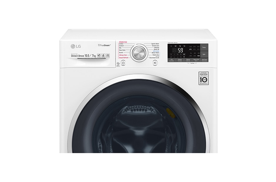 LG Twinwash™/Faites deux lessives simultanément/Fonctionnalité vapeur/9k+2kg lavage, FH4J7VY1WD, thumbnail 12