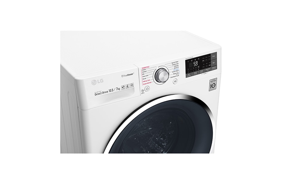 LG Twinwash™/Faites deux lessives simultanément/Fonctionnalité vapeur/9k+2kg lavage, FH4J7VY1WD, thumbnail 13