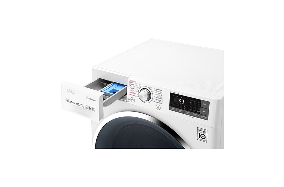 LG Twinwash™/Faites deux lessives simultanément/Fonctionnalité vapeur/9k+2kg lavage, FH4J7VY1WD, thumbnail 14