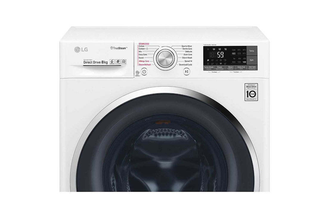 LG Économique, silencieux et durable grâce au moteur Direct Drive, Fonction Steam | TurboWash™ | 8kg Lavage  | DD 6Motion le meilleur soin avec 6 Motion, F4J7TY1W, thumbnail 12