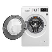 LG Économique, silencieux et durable grâce au moteur Direct Drive, Fonction Steam | TurboWash™ | 8kg Lavage  | DD 6Motion le meilleur soin avec 6 Motion, F4J7TY1W, thumbnail 6