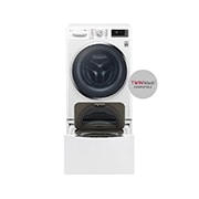 LG TWINWash™-compatible | Faites deux lessives simultanément | Lavage – séchage combiné | TrueSteam™ | 9 +2 kg lavage, F4J7VH2WD, thumbnail 1
