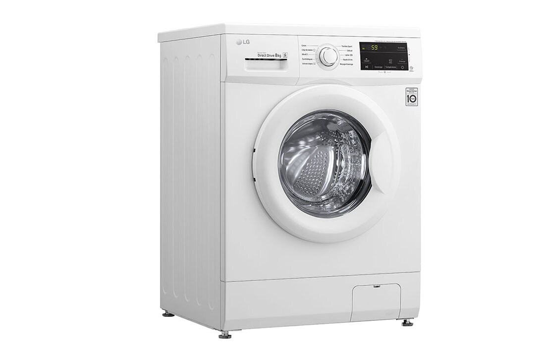 LG Lave-linge 8 KG | 6 Motion Direct Drive™ | A+++(-30%) | Smart Diagnosis™ | Moteur Direct Drive™ garanti 10 ans, FH4J3TDN0, thumbnail 3