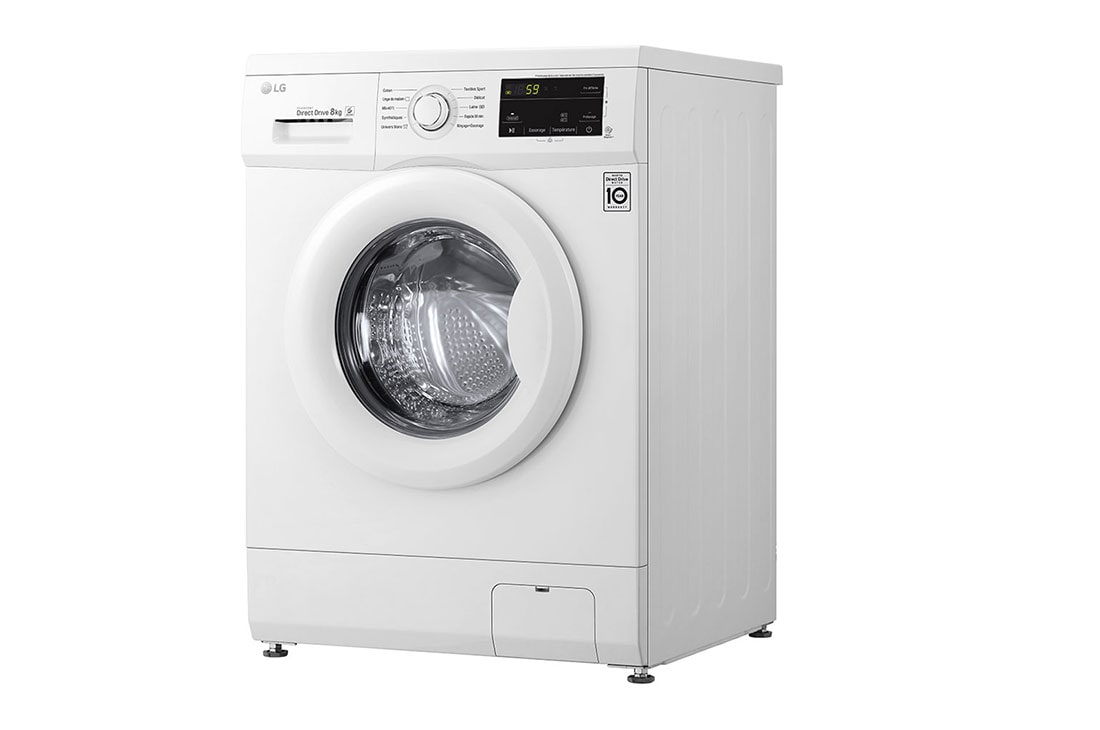 LG Lave-linge 8 KG | 6 Motion Direct Drive™ | A+++(-30%) | Smart Diagnosis™ | Moteur Direct Drive™ garanti 10 ans, FH4J3TDN0, thumbnail 4