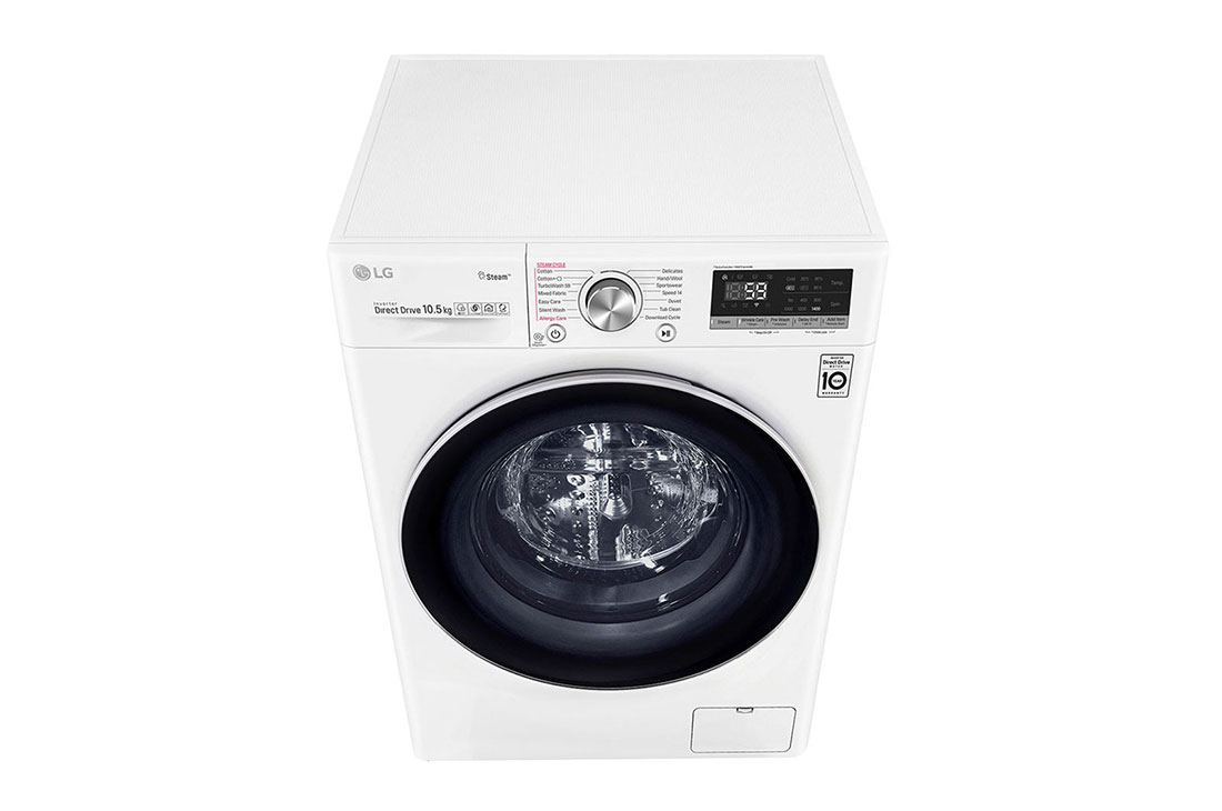 LG TurboWash 39™ - lavage optimale en 39 minutes | Moteur AI DD™ reconnaît votre linge | A | 10.5 kg | Moins de repassage grâce à la vapeur, F6WV910P2E, thumbnail 10