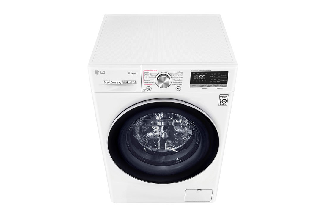 LG Moteur IA intelligent reconnaît votre linge | A+++ -40% | 9 kg | TurboWash™ |TWINWash™ compatible | Moins de repassage grâce à la vapeur  , F4WV709P1, thumbnail 10
