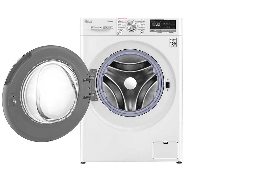 LG Moteur IA intelligent reconnaît votre linge | A+++ -40% | 9 kg | TurboWash™ |TWINWash™ compatible | Moins de repassage grâce à la vapeur  , F4WV709P1, thumbnail 2