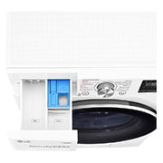 LG Moteur IA intelligent reconnaît votre linge | A+++ -40% | 9 kg | TurboWash™ |TWINWash™ compatible | Moins de repassage grâce à la vapeur  , F4WV709P1, thumbnail 6