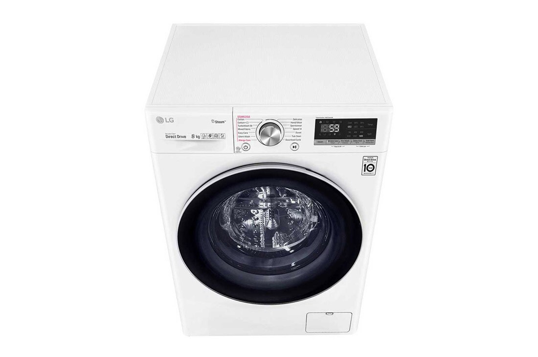 LG Moteur IA intelligent reconnaît votre linge | D | 8 kg | TWINWash™ compatible | Moins d’allergènes grâce à la vapeur, F4WN508S0, thumbnail 10