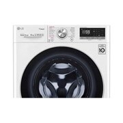 LG Moteur IA intelligent reconnaît votre linge | D | 8 kg | TWINWash™ compatible | Moins d’allergènes grâce à la vapeur, F4WN508S0, thumbnail 4