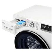 LG TurboWash™ 39 - lavage optimale en 39 minutes | Moteur AI DD™ reconnaît votre linge | A | 9kg | Moins de repassage grâce à la vapeur, F4V909P2E, thumbnail 5