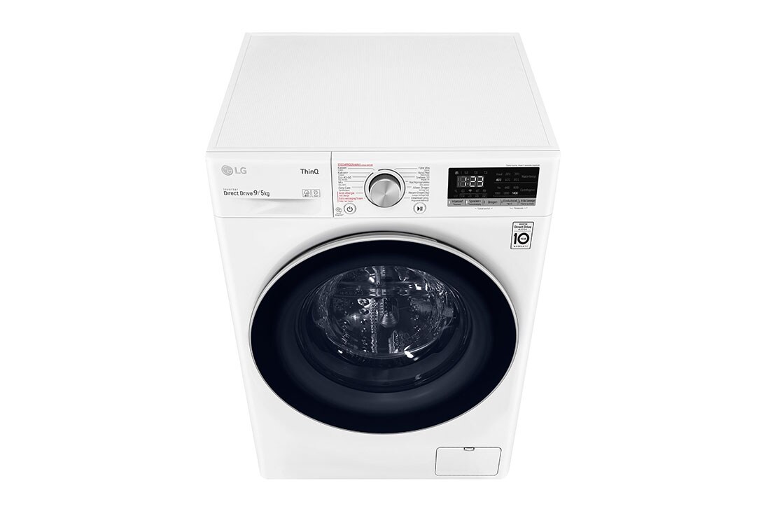 LG Moteur AI DD™ reconnaît votre linge | E | 9kg lavage/5kg séchage | lavage hygiénique à la vapeur | Le meilleur soin avec 6 motion | 10 ans de garantie sur le moteur AI DD™, GD3V409S0, GD3V409S0, thumbnail 9
