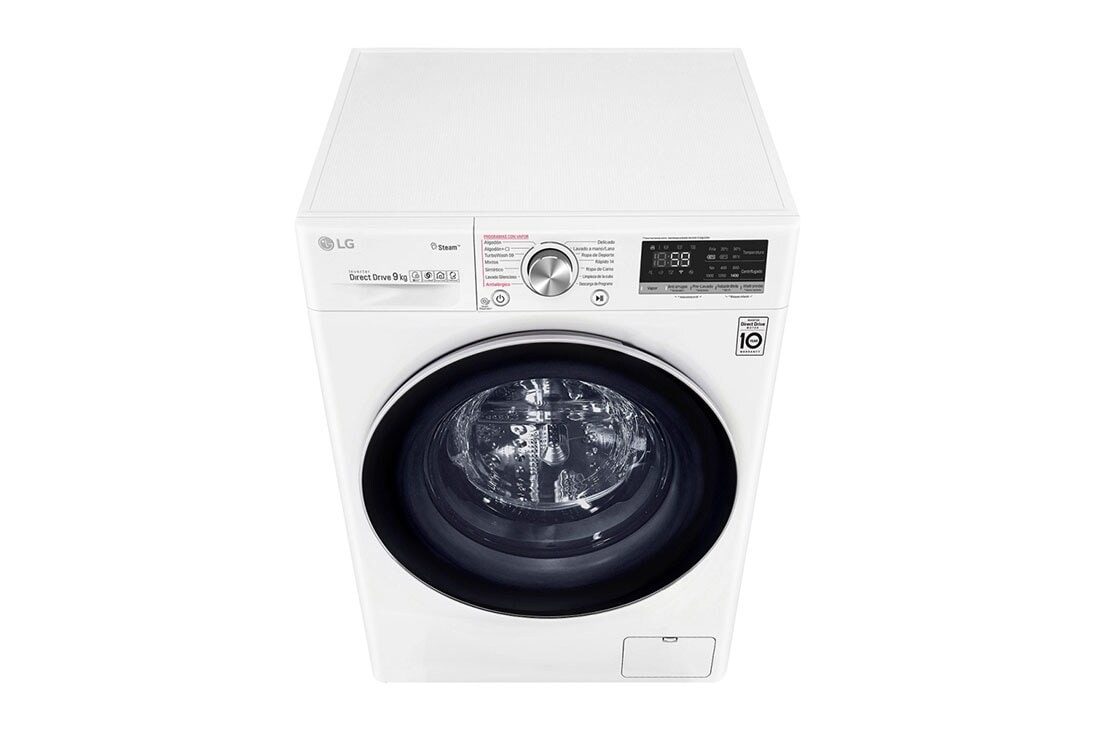 LG Moteur AI DD™ reconnaît votre linge | B | 9 kg | TurboWash™ 59 – lavage optimale en 59 minutes | lavage hygiénique à la vapeur, F4V709P1E, thumbnail 10