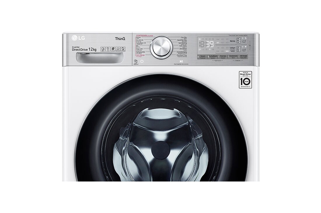 LG TurboWash™ 39 – lavage optimale en 39 minutes | Moteur AI DD™ reconnaît votre linge | A | 12 kg | Moins de repassage grâce à la vapeur | EZDispense™ | 10 ans de garantie sur le moteur AI DD™, f4wv912a2e, F4WV912A2E, thumbnail 4