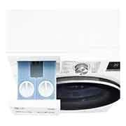 LG Moteur IA DD intelligent reconnaît votre linge | A | 9 kg | TurboWash 39 - Lavage parfait en 39 minutes |  EZDispense™ | Moins d’allergènes grâce à la vapeur, GC3V709S1A, GC3V709S1A, thumbnail 7