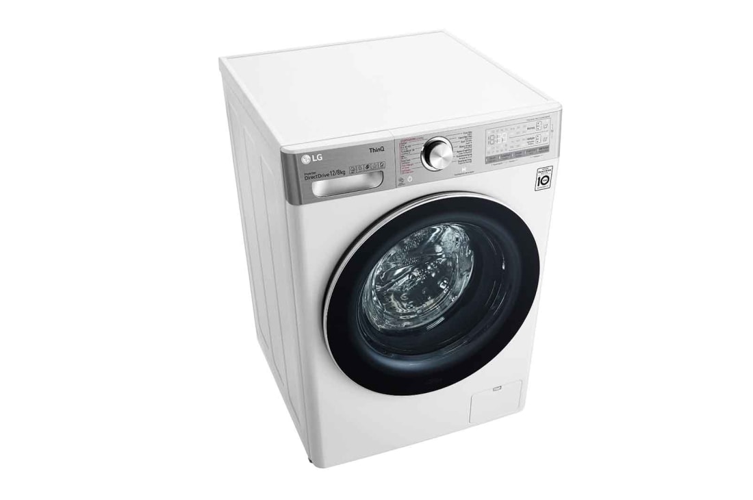 LG TurboWash™ 39 - lavage parfait en 39 minutes | Moteur IA DD intelligent reconnaît votre linge | E | 12 kg lavage / 8 kg séchage | EZDispense™ | Moins de repassage grâce à la vapeur, F4DV912A2E, thumbnail 8