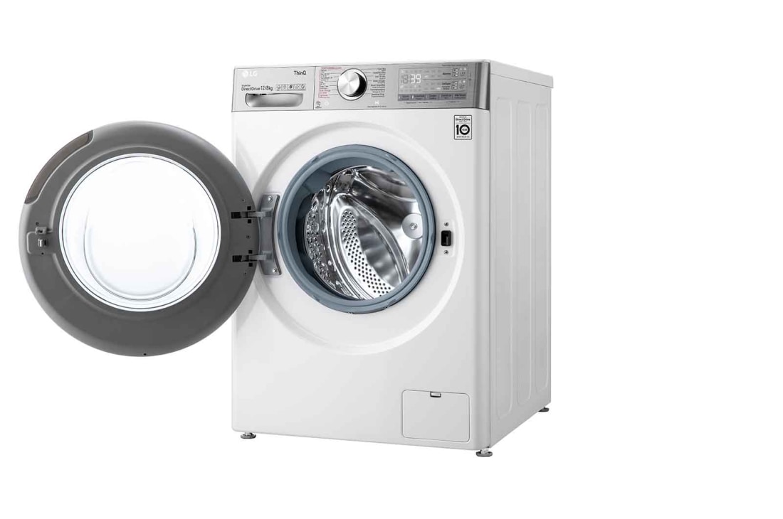 LG TurboWash™ 39 - lavage parfait en 39 minutes | Moteur IA DD intelligent reconnaît votre linge | E | 12 kg lavage / 8 kg séchage | EZDispense™ | Moins de repassage grâce à la vapeur, F4DV912A2E, thumbnail 11