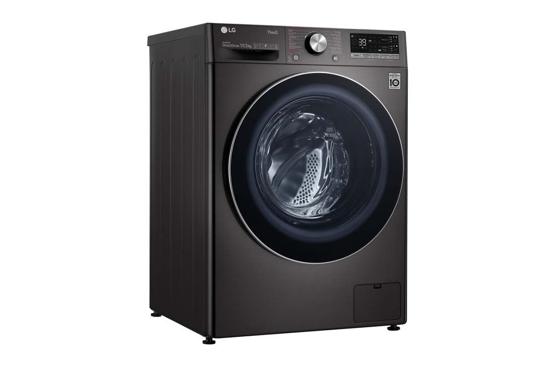 LG Lavage parfait en 39 minutes | Moteur IA DD intelligent reconnaît votre linge | A | 10.5 kg |  TurboWash 39 | EZDispense™ | Moins de repassage grâce à la vapeur, F6WV71S2TA, thumbnail 10