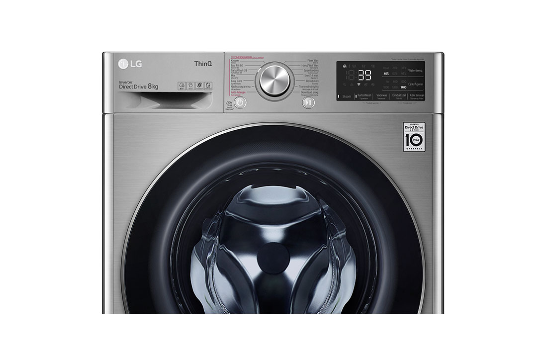 LG Moteur AI DD™ reconnaît votre linge | A | 8 kg | TurboWash™ 39 – lavage optimale en 39 minutes | lavage hygiénique à la vapeur, GC3V708S2T, GC3V708S2T, thumbnail 5