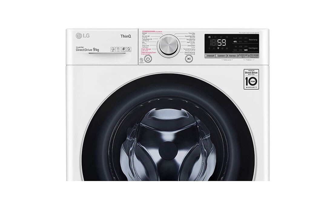 LG Moteur AI DD™ reconnaît votre linge | A | 9 kg | TurboWash™ 59 | Moins de repassage grâce à al vapeur, F4WV509S1H, F4WV509S1H, thumbnail 6