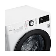LG Moteur AI DD™ reconnaît votre linge | A | 9 kg | Lavage hygiénique à la vapeur | Meilleur soin avec 6 motion  , GC3V409N5, GC3V409N5, thumbnail 3