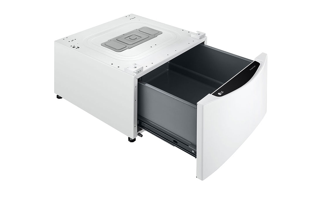 LG Support lave-linge/sèche-linge avec tiroir de rangement | Blanc | Plus de 35cm, PED24WH, PED24WH, thumbnail 2