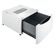 LG Support lave-linge/sèche-linge avec tiroir de rangement | Blanc | Plus de 35cm, PED24WH, PED24WH, thumbnail 2
