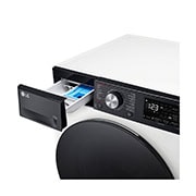 LG Lave-Linge F4WR7511SYW  | Capacité 11 kg | TurboWash 39, top view with detergent draw open , F4WR7511SYW, thumbnail 5