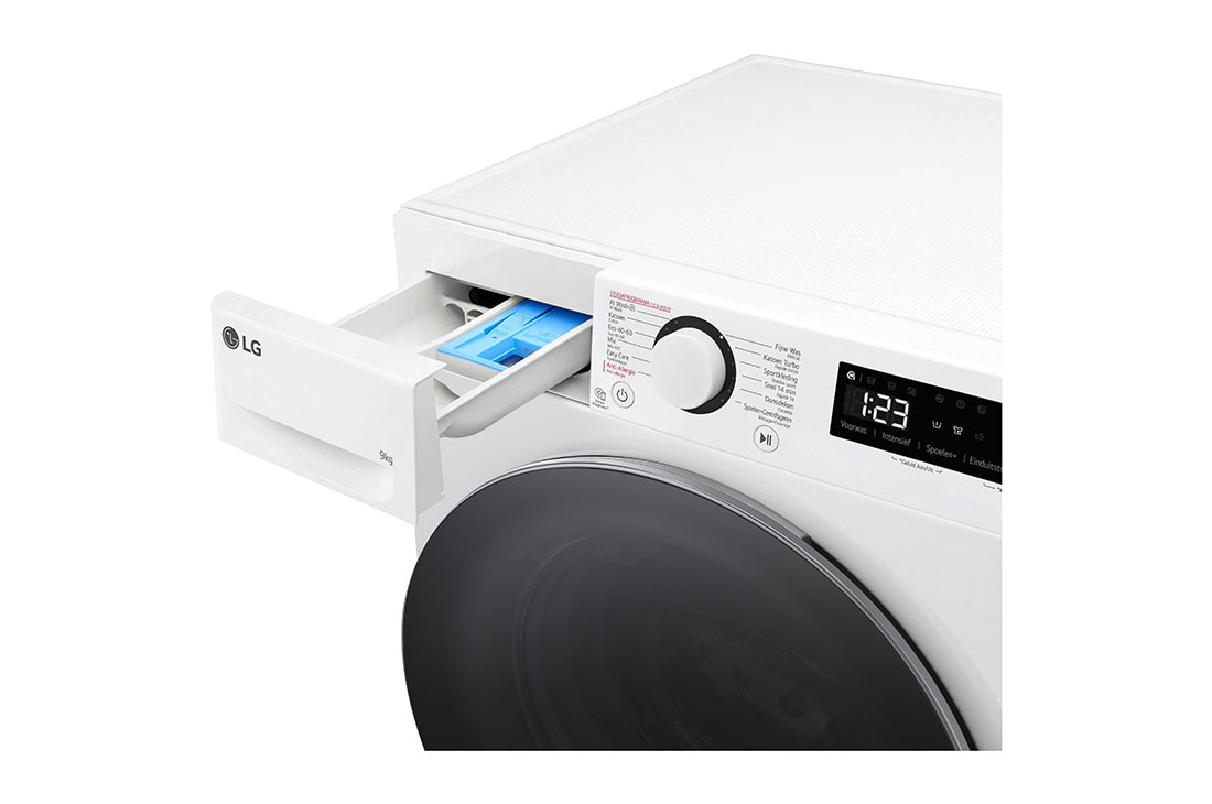 LG Moteur AI DD™ reconnaît votre linge | TurboWash™ 39 – lavage optimale en 39 minutes | A-10% | 9 kg | Lavage hygiénique à la vapeur, F4WR5009S1W, F4WR5009S1W, thumbnail 5