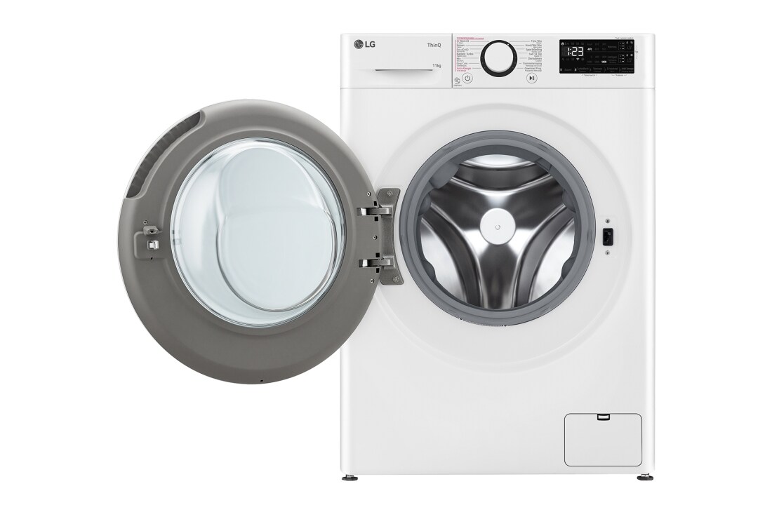 LG Lave-Linge F4WR3511S0W | Capacité 11 kg | Steam, Vue de face, porte ouverte, F4WR3511S0W, thumbnail 2