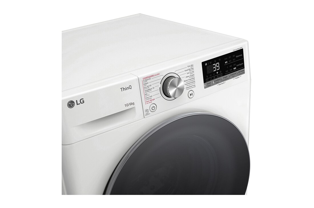 LG Lave-linge séchant F4DR7006S1W| 10kg lavage / 6kg séchage | Turbowash 39, Detail2, F4DR7006S1W, thumbnail 3
