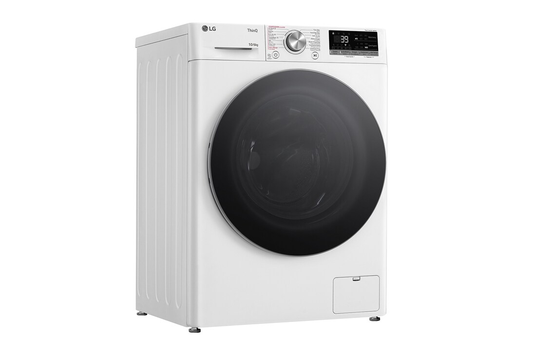 LG Lave-linge séchant F4DR7006S1W| 10kg lavage / 6kg séchage | Turbowash 39, Left, F4DR7006S1W, thumbnail 10