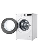 LG Lave-linge séchant F4DR3096N3W | 9kg lavage / 6kg séchage | Moteur AI DD, Front open1 right side view, F4DR3096N3W, thumbnail 11