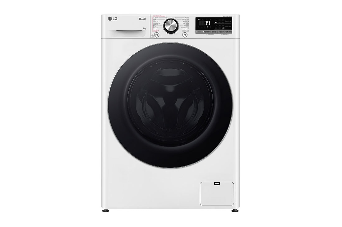 LG Lave-Linge F4WR7009S2W| Capacité 9 kg | TurboWash 39, Front view, F4WR7009S2W