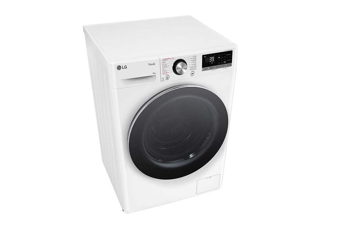 LG Lave-Linge F4WR7009S2W| Capacité 9 kg | TurboWash 39, Left perspective View, F4WR7009S2W, thumbnail 8