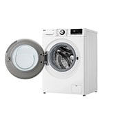 LG Lave-Linge F4WR7009S2W| Capacité 9 kg | TurboWash 39, -45 degree door open, F4WR7009S2W, thumbnail 13