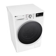 LG Lave-Linge GC3R709S1A | Capacité 9 kg | TurboWash 39, Left angle Top prospective view, GC3R709S1A, thumbnail 8