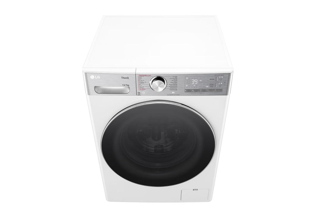 LG Lave-linge séchant F4DR9537S2W | 8kg lavage / 5kg séchage | Turbowash 39, Top view, F4DR9537S2W, thumbnail 9