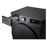 LG Lave-linge F4WR7011SYB | Capacité 11 kg | A-10%, top view with detergent draw open , F4WR7011SYB, thumbnail 6