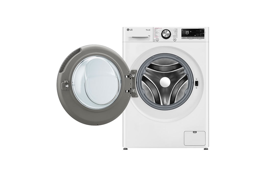 LG Lave-linge  F4WR7009SYW  | 9 kg capacité| Steam, Vue de face, porte ouverte, F4WR7009SYW, thumbnail 2