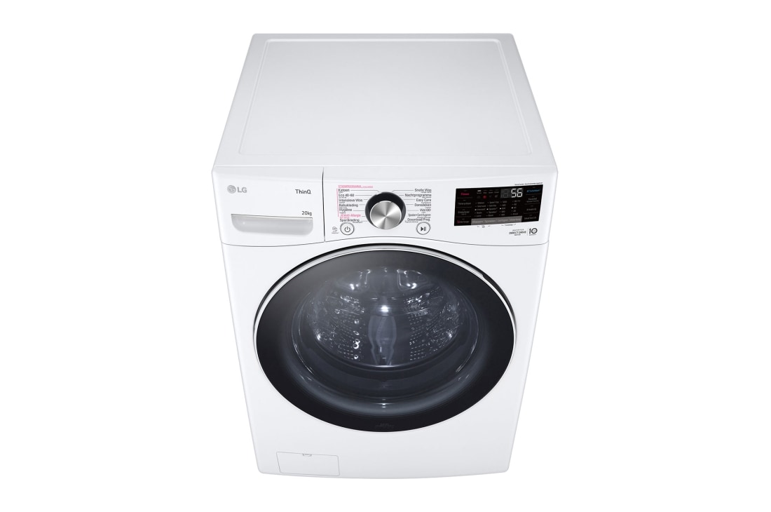 LG Lave-linge LC0R2N2 | Capacité 20 kg | Spa Steam, top-side view, LC0R2N2, thumbnail 3